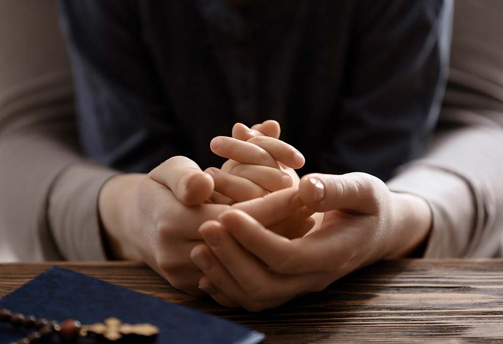 families can get together in prayer to bond more