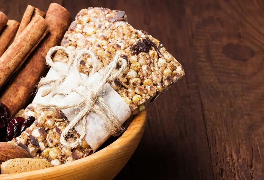 Sugar-free cinnamon bars