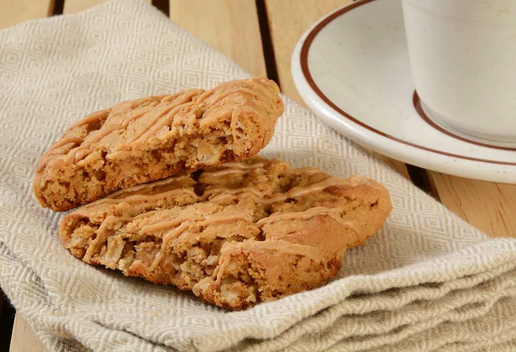 Vanilla and peanut butter protein bars