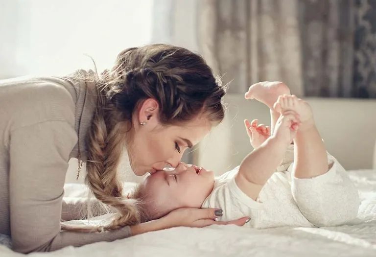 Becoming a Mother Again of a Cute Little Baby Boy