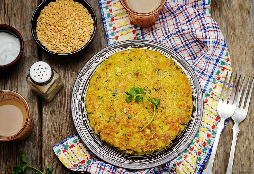 Moong dal cheela