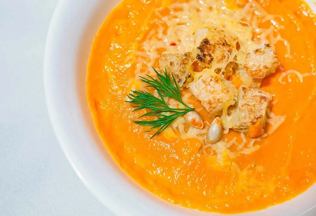 Roasted pumpkin soup