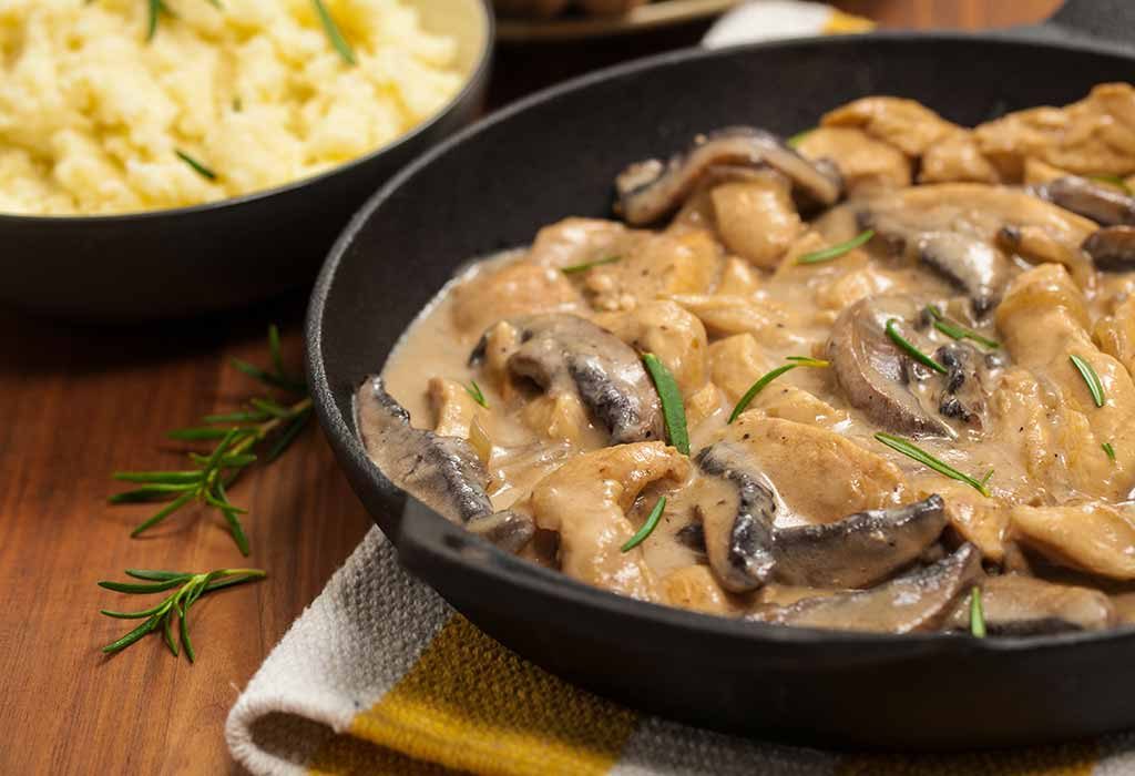 Chicken in Mushroom Sauce