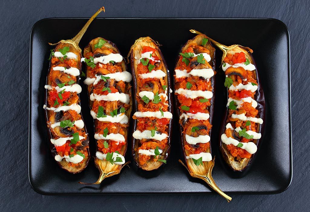 Baked Eggplant with Oregano