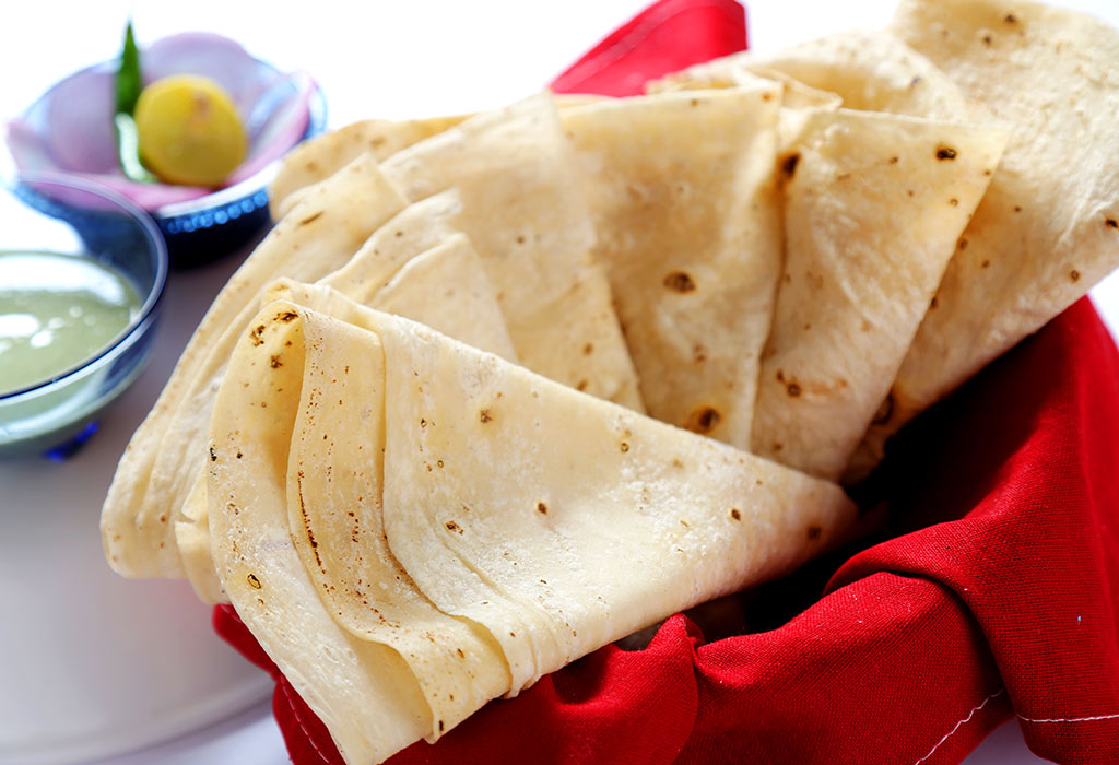 Rotis and sabzi