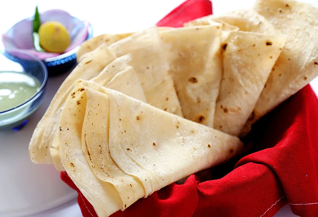 Rotis and sabzi
