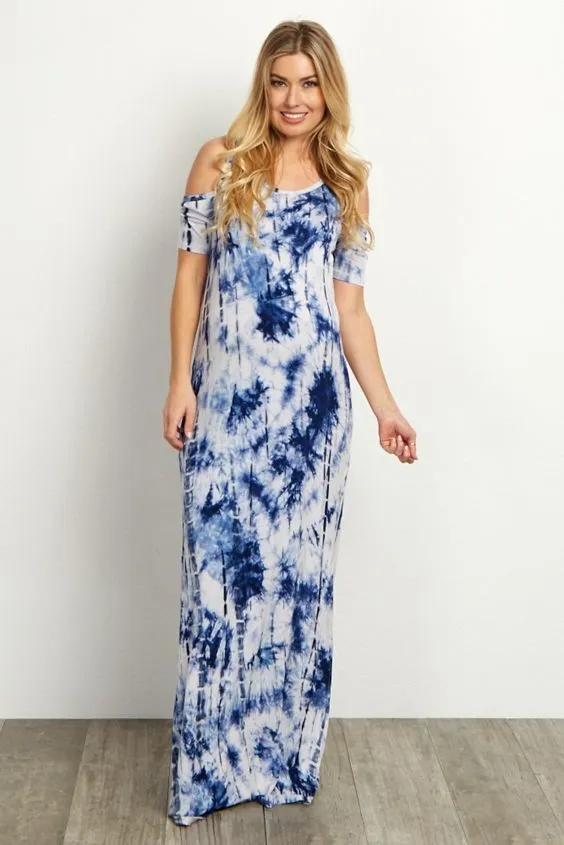 Tie and Dye Maxi Dress