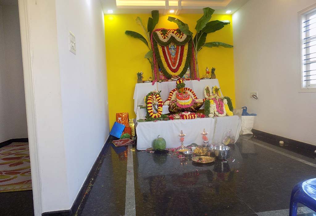 Puja room in a house