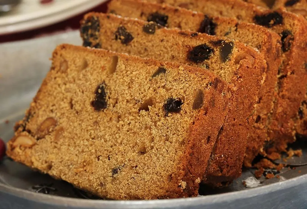 Eggless Christmas Wine Fruit Cake