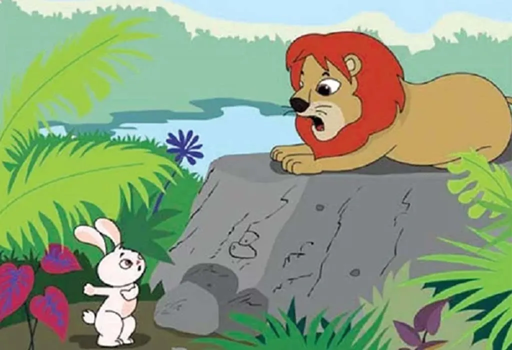 Lion Angry at Rabbit