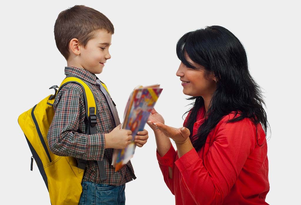 Mom Making the Child Understand