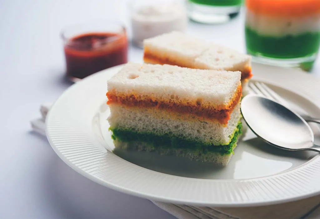 Tricolour Sandwiches