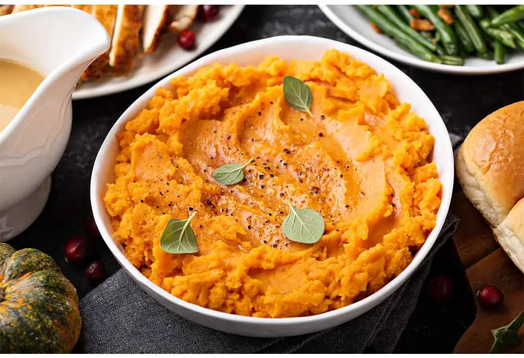 Creamy Sweet Potato and Bean Puree