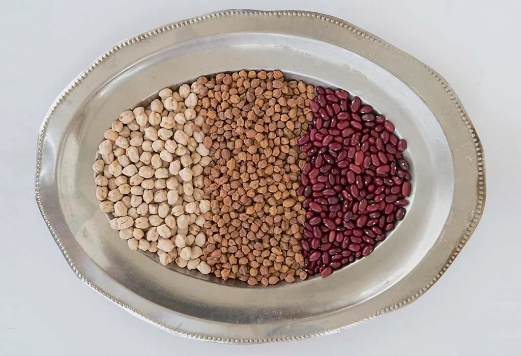 begin separating uncooked dals
