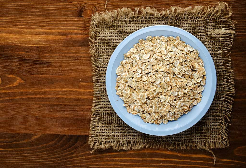 A bowl of oats