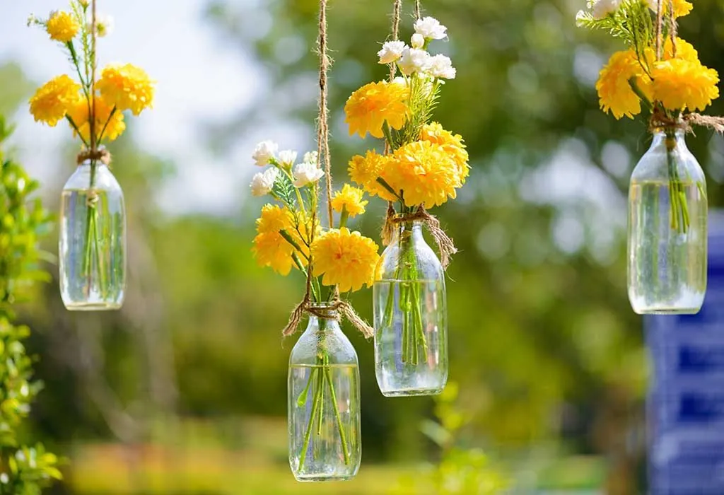 ARTSY® Artificial Flowers For Home Decoration Cherry Blossom Flower Bu