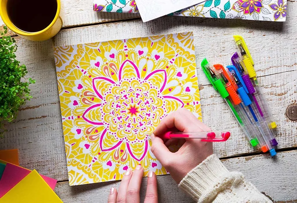 Coloring Journals for Grownups - Creativity Meditation for Growth or for Fun