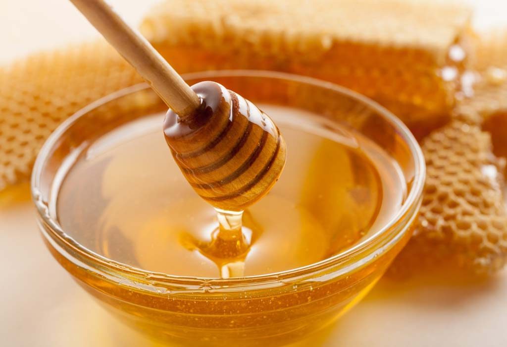 Honey on skin