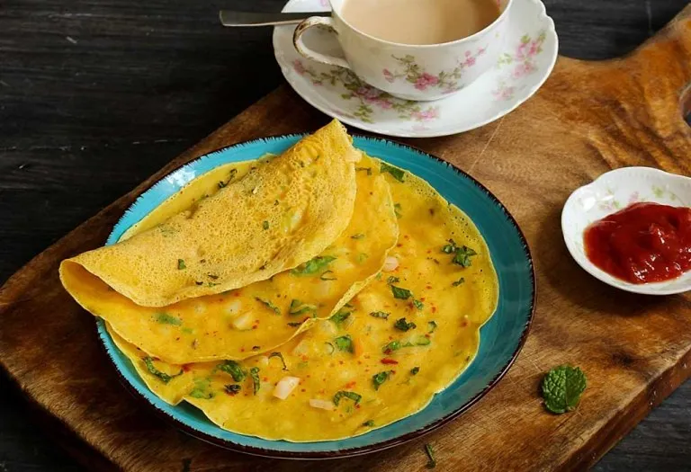 Lauki Oats Besan Chila