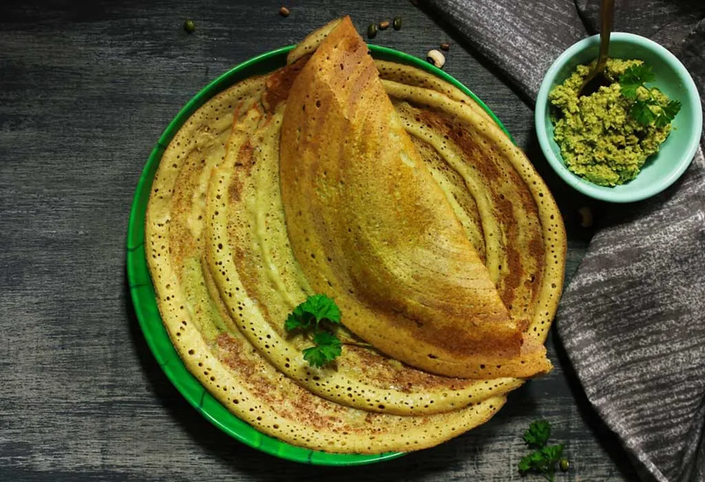 How to Make Mix sprout coriander dosa- Recipe on FirstCry Parenting