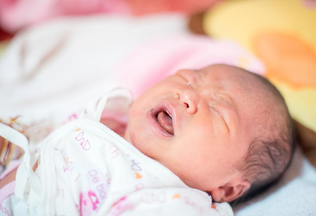 Baby cries after bottle finished