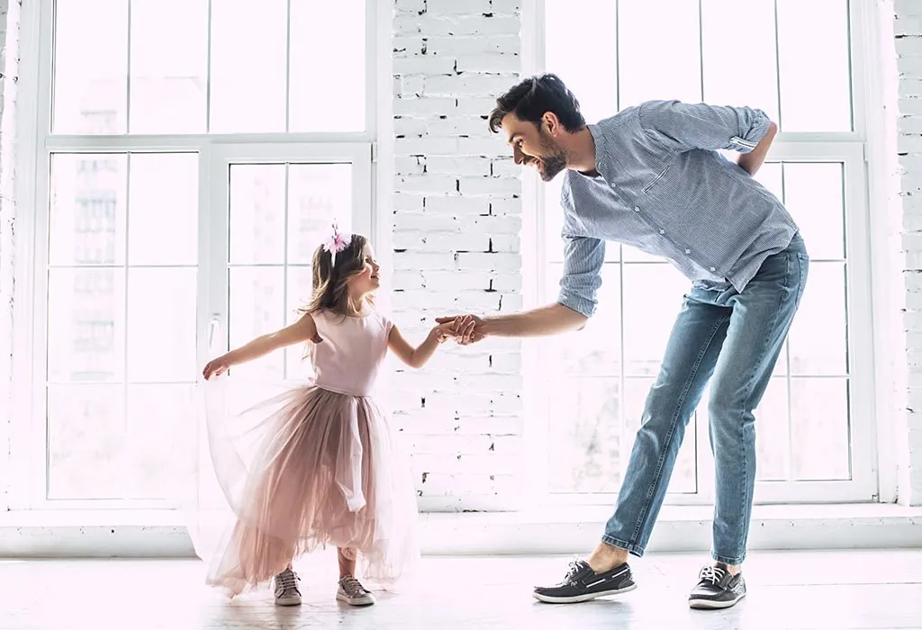 A father with his daughter