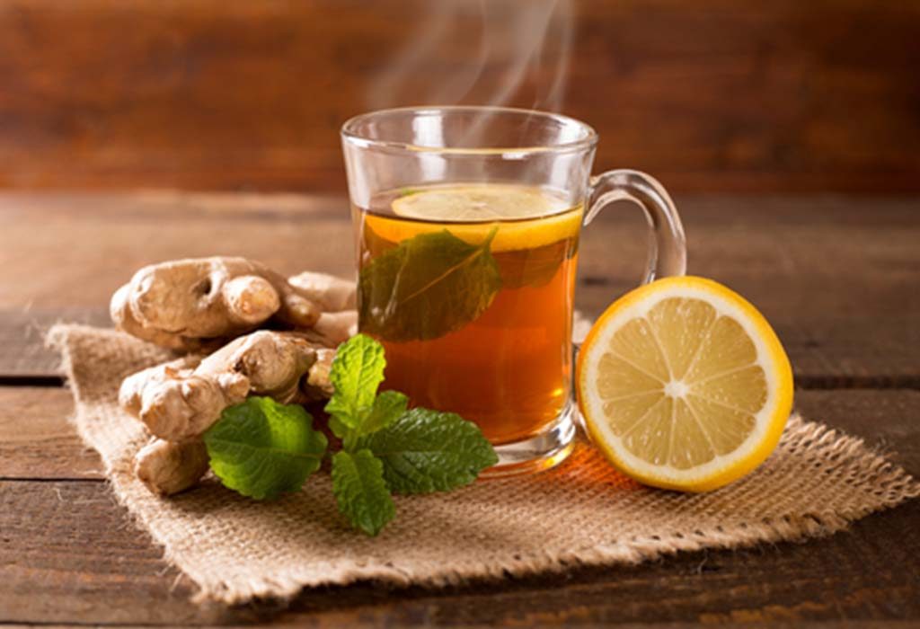 Green tea with ginger