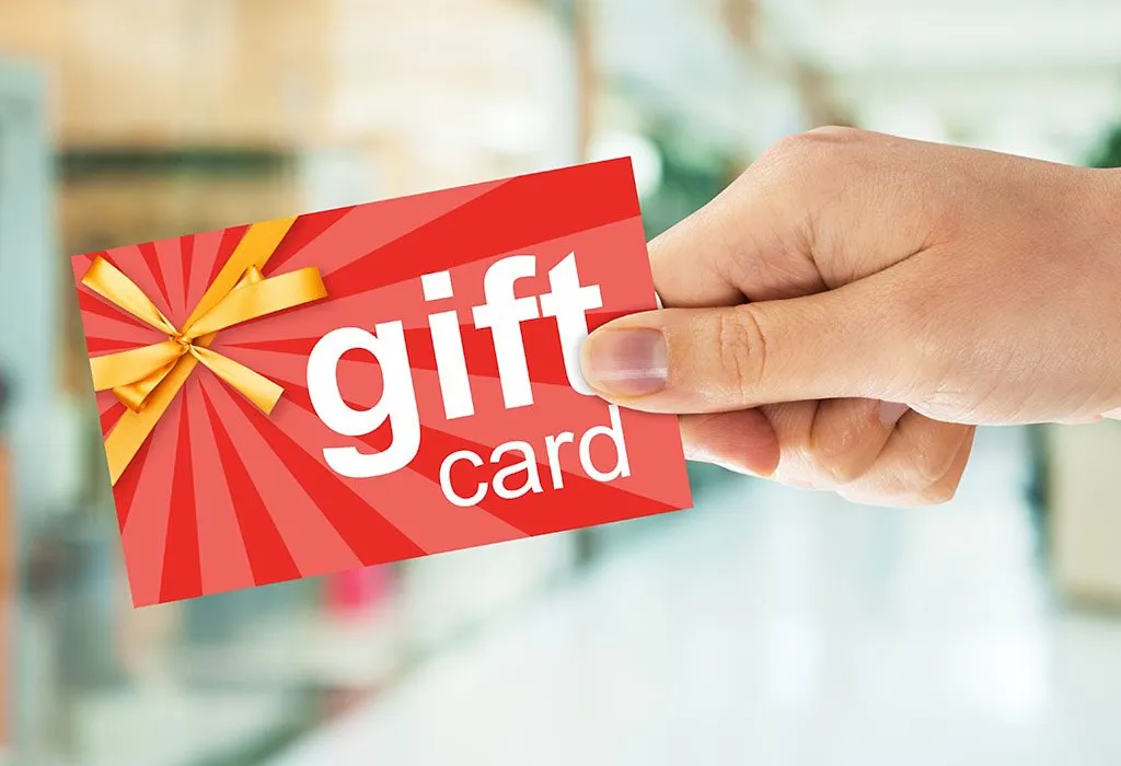 A gift card