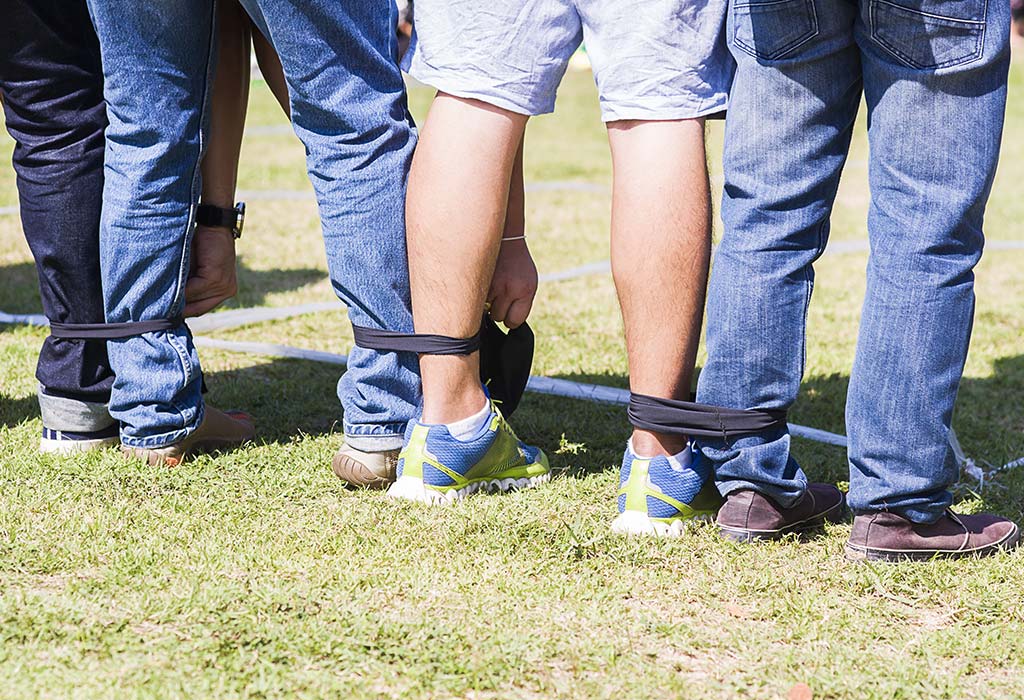 La course à trois jambes