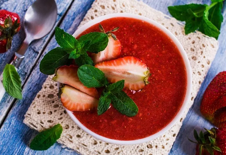 Cold Strawberry Gazpacho