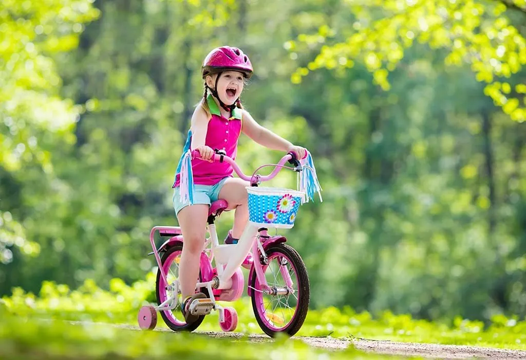Little girl bicycle