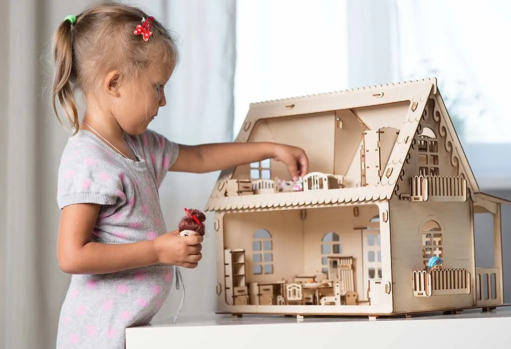 A dollhouse for kids