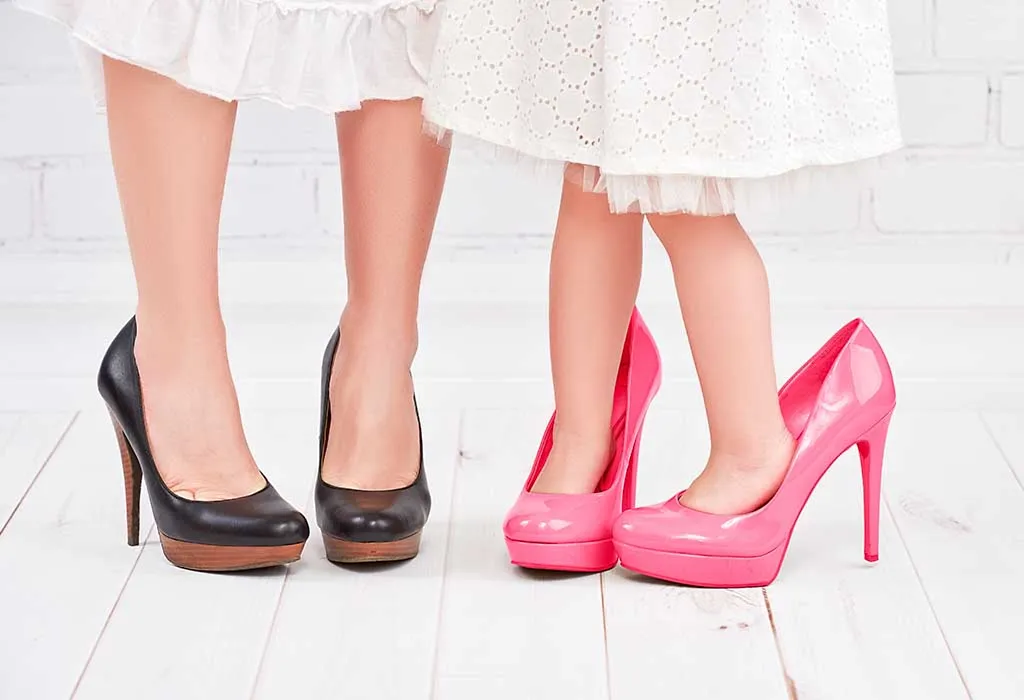 bacchon ke liye heel sandal