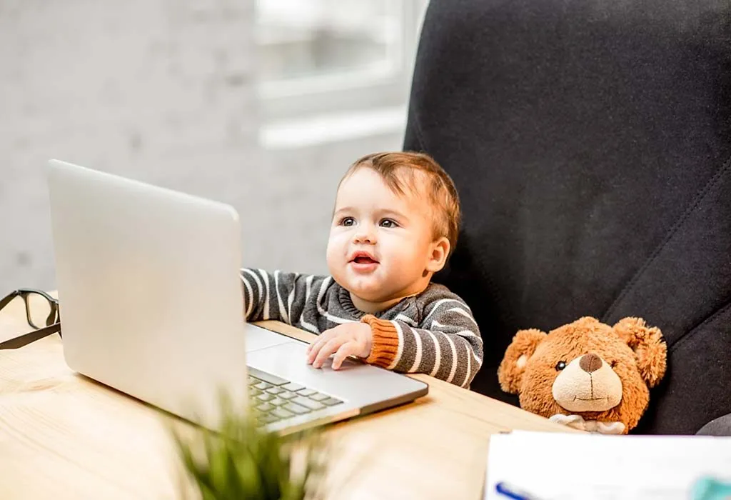 A baby as a boss A baby as a boss