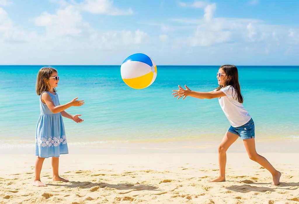 Beach Ball Toss