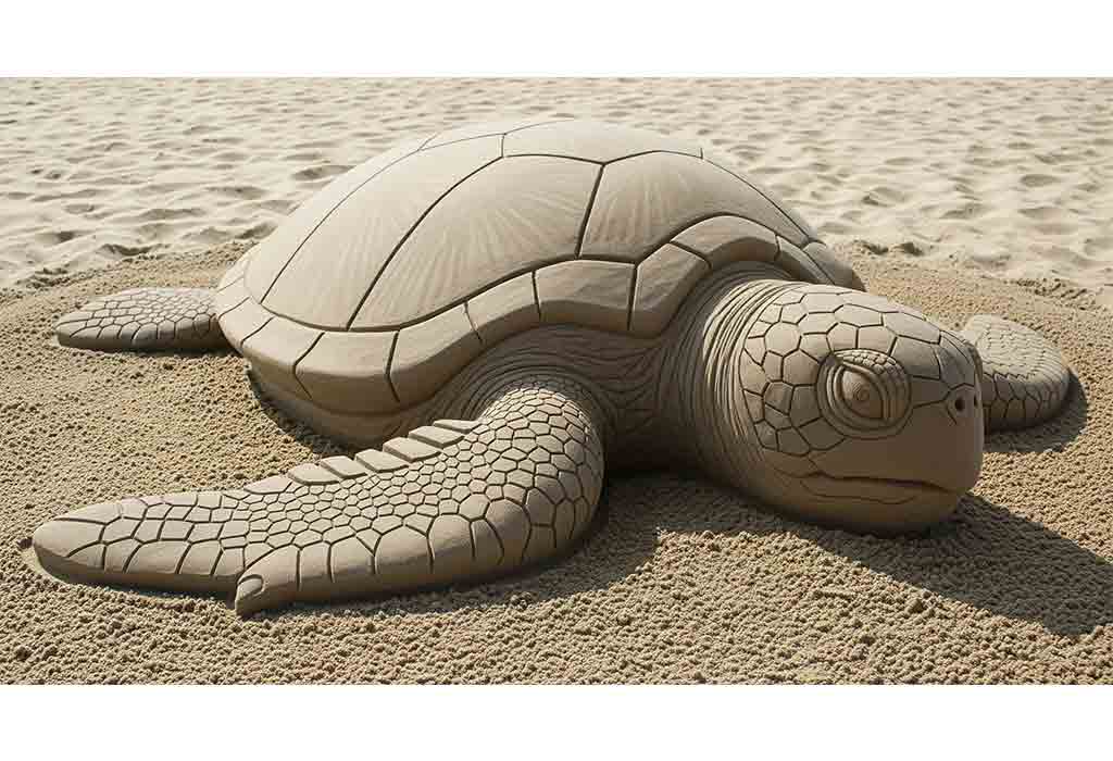 Sand Animal Sculptures