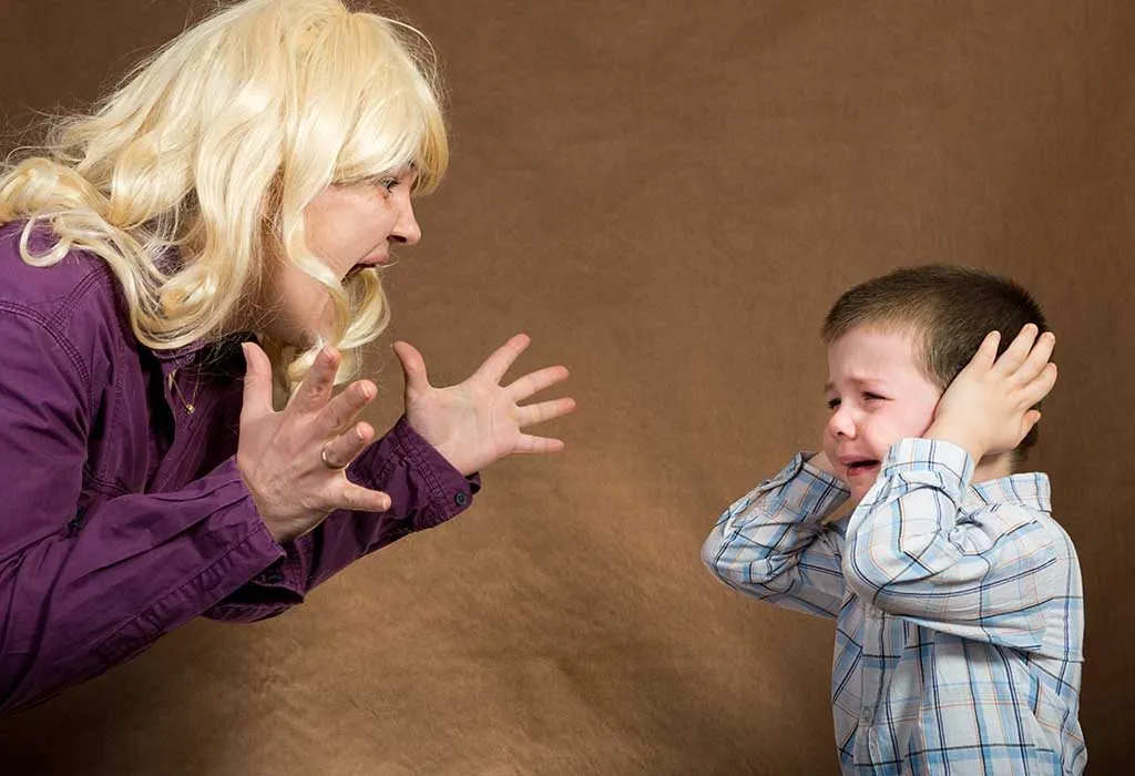 screaming and scolding