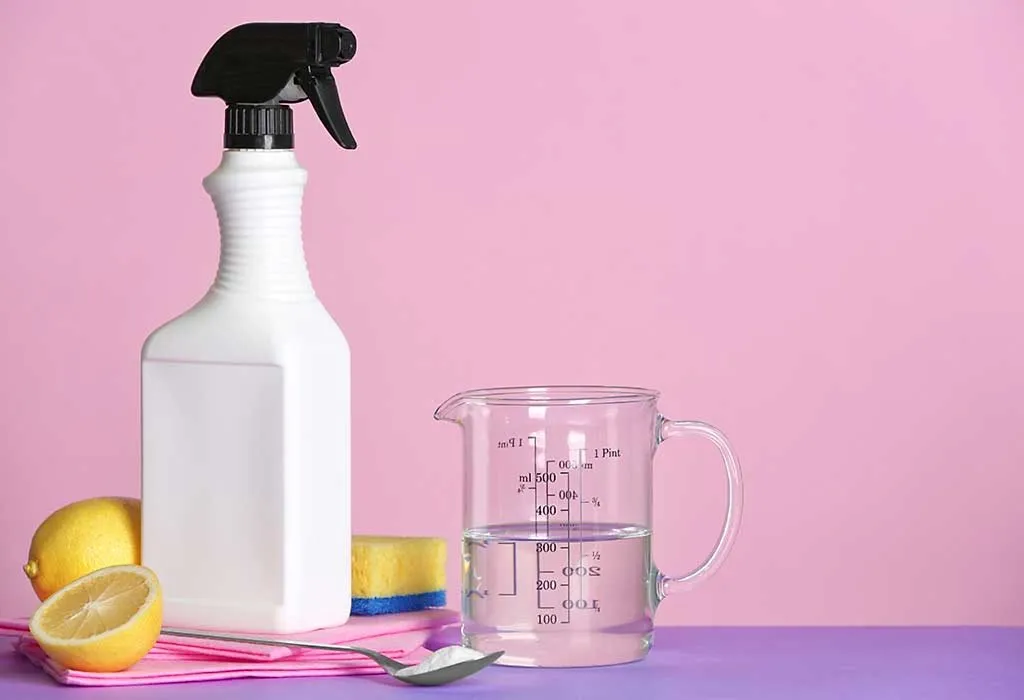 vinegar and hydrogen peroxide