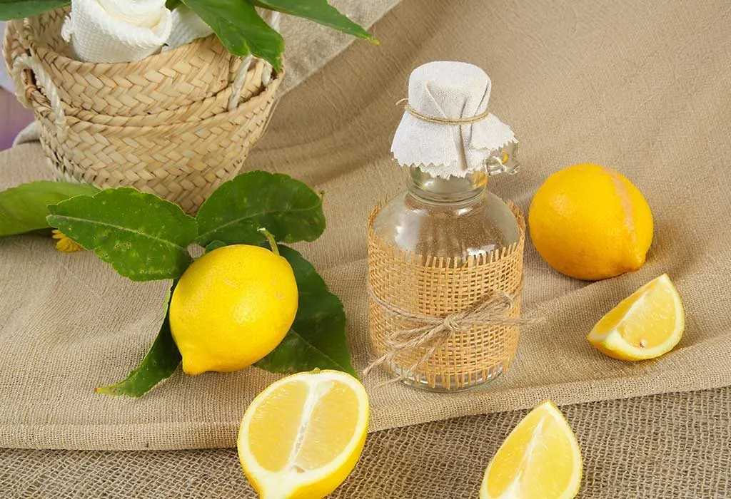 lemon and vinegar