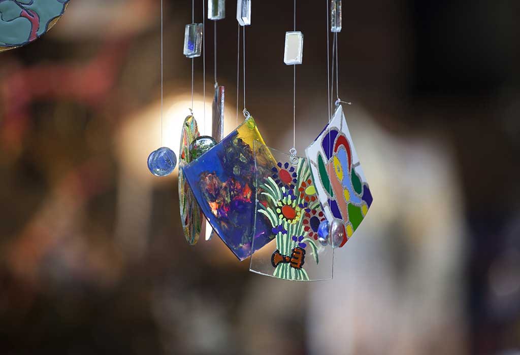 Wind chimes at home