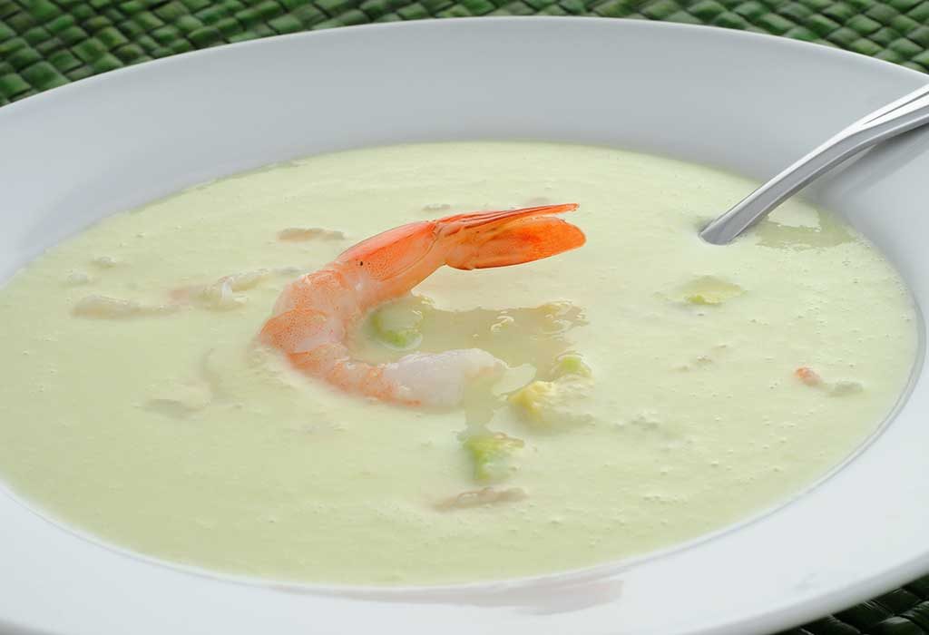 Prawn and Cucumber Soup