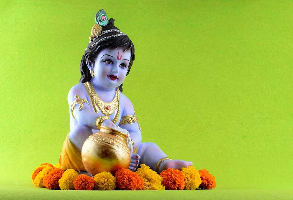An idol of Lord Krishna