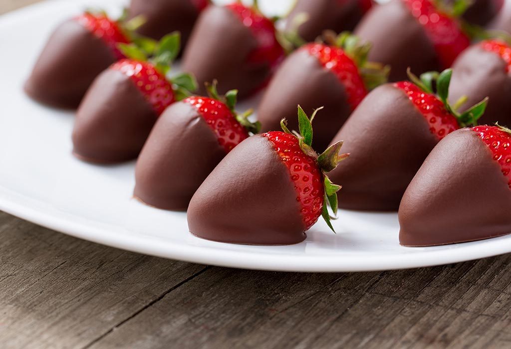 Chocolate-dipped strawberries