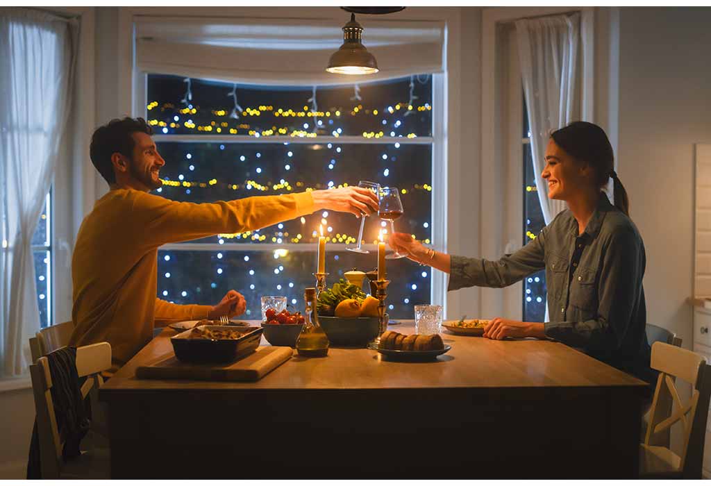 Romantic At-Home Dinner Date