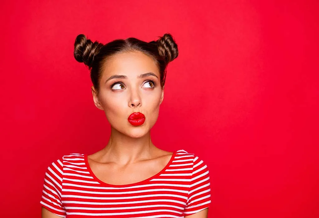 top knot bun