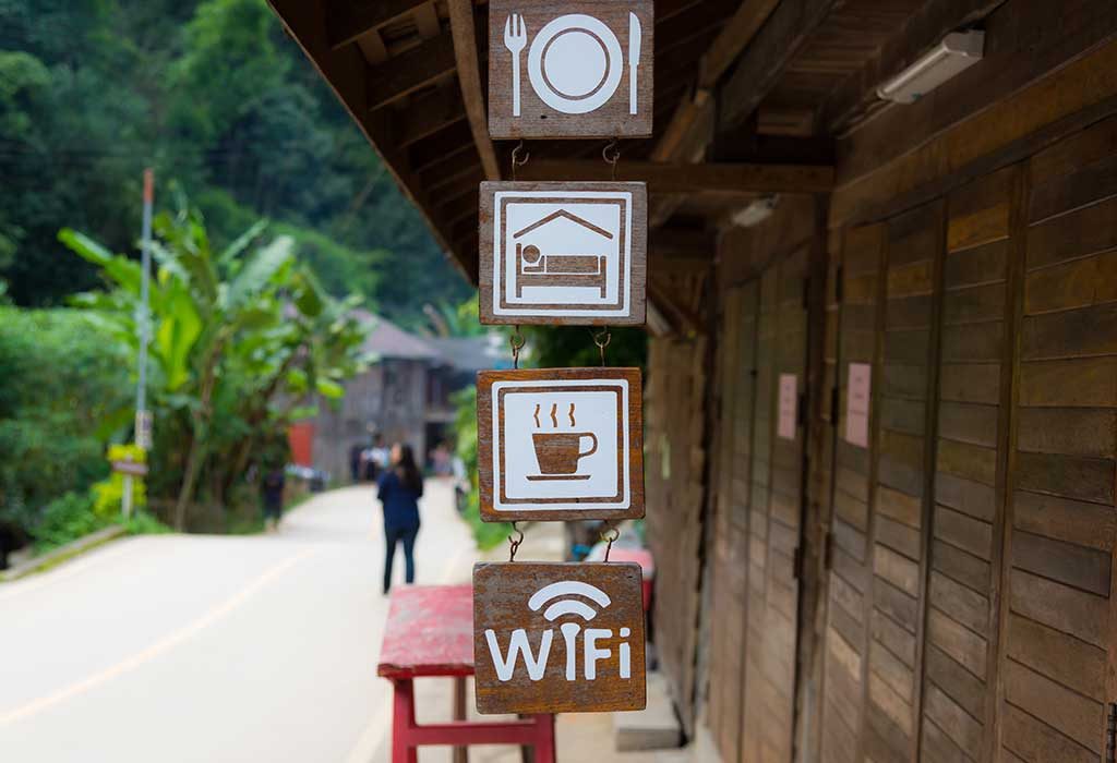 Amenities offered at a homestay