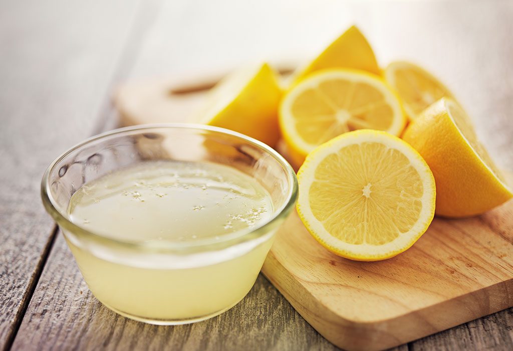 yogurt and lemon juice
