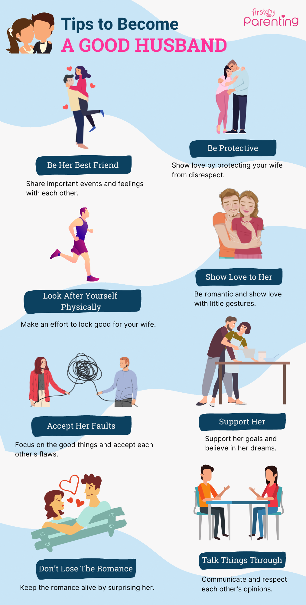 Infographic: Tips to Become a Good Husband