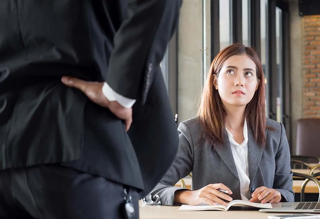 Woman Facing an Angry Boss