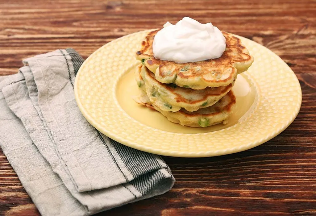 Pancakes With Green Peas
